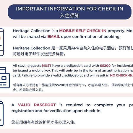 Heritage Collection On Pagoda - Mobile App Check-In Singapore Eksteriør bilde